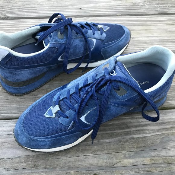 Louis Vuitton Other - Louis Vuitton Paris Men Shoes Blue Sneaker Lace Up